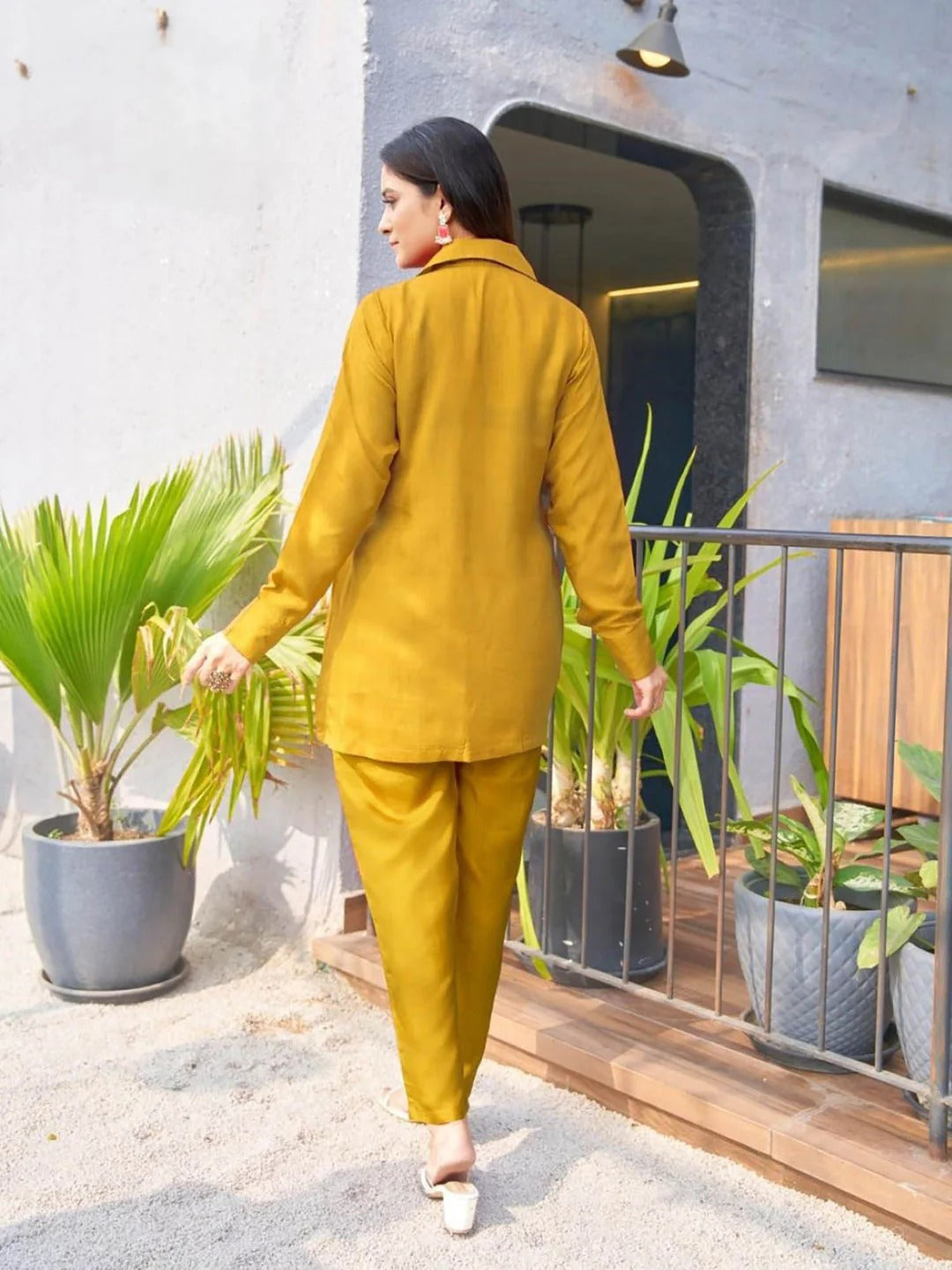 Divya Sunshine Floral Embroidered Co-Ord Set