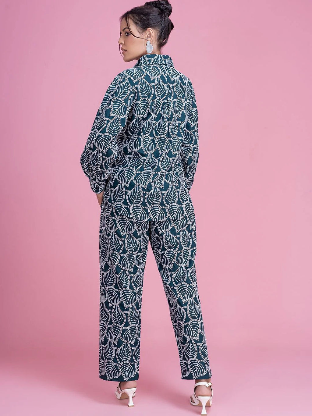 Embroidered Pure Cotton Schiffli Shirt & Trouser