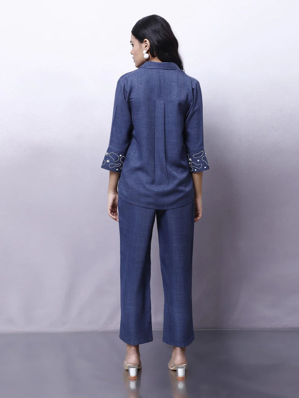Embellished Shirt With Trouser Co-Ords