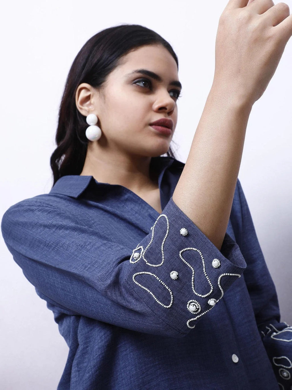 Embellished Shirt With Trouser Co-Ords