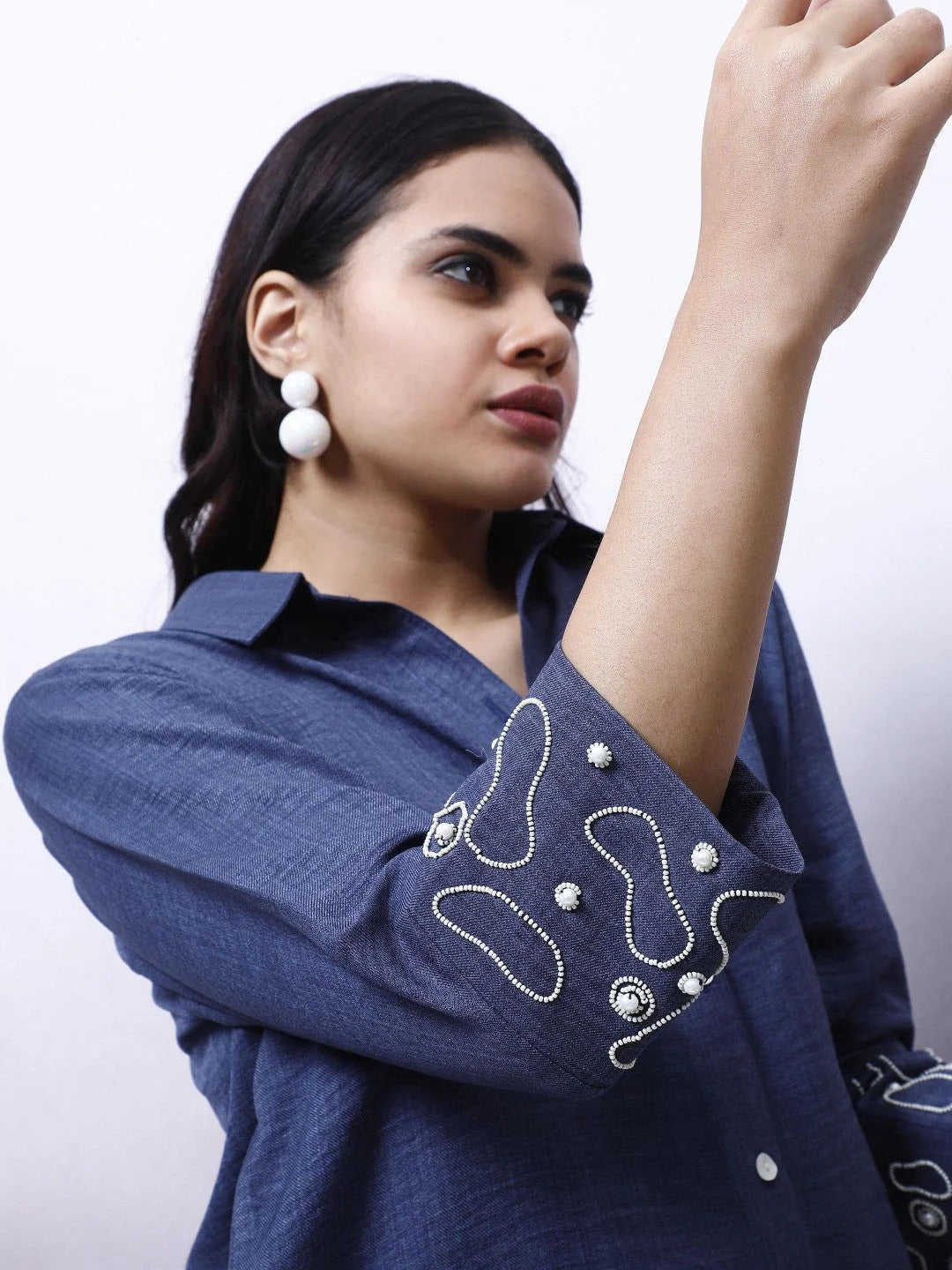 Embellished Shirt With Trouser Co-Ords